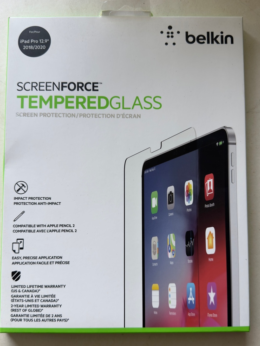 Belkin ScreenForce TemperedGlass Screen Protector — unopened